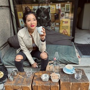 White Vero Moda Moto Jacket Size S